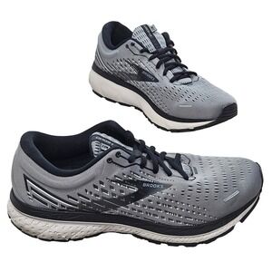 Brooks Ghost 13 Mens Running Shoes Grey Black White 1103481D072 Sneaker Sz 11 2E